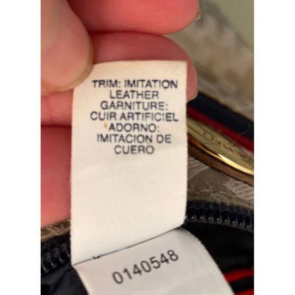 Tommy Hilfiger Womens Signature Logo Crossbody Bag Tan and Beige Brown Satchel - Picture 6 of 11